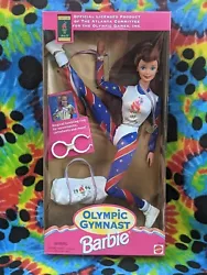 Barbie Olympic Gymnast 1995 Atlanta Games Doll Collectible Mattel Vintage.