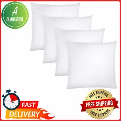 Pillow Type Bed Pillow. POLYESTER FIBER FILLING – The pillows are fabricated with quality yarns and filled with...