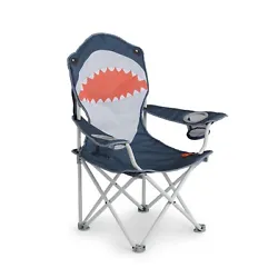 Outdoor Gear Finn the Shark Kids Camping Chair. Keep all your childs snacks and drinks nearby with the two built in...