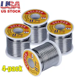Solder Wire is solid core,No Flux Welding Soldering Tin,Do Not Contain Flux. Type: Solid Core Solder Wire. 60/40 is 60%...