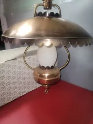 Vintage Mid Century Hanging Retro Atomic Lamp Light Kitchen Ceiling.