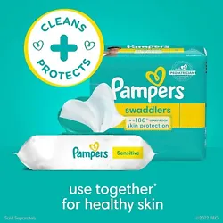 Clinically Proven: Pampers Sensitive wipes are clinically proven for sensitive skin. Perfect Pairing: For healthy skin,...