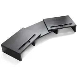 Dual Monitor Stand Riser with Storage Slot. How economical to have all device holders in one! Start your healthy...