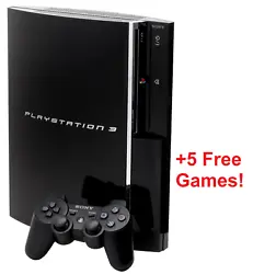 PlayStation 3 Fat Console. All cords needed to plug and play!
