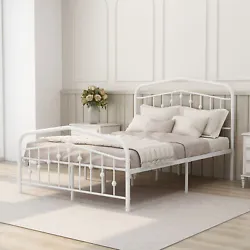 Thoughtfully crafted, the headboard and footboard showcase beautiful cast.