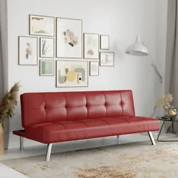 Made for the high traffic areas, this armless futon is the perfect combo of modern functionality and forward style....