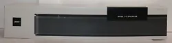 The Bose TV Speaker is a small soundbar that clarifies speech and improves overall TV sound. At just over 2″ (5 cm)...
