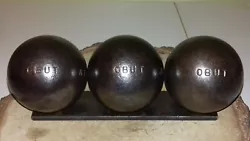 Vends belle Triplette boules de pétanque de compétition OBUT ATC 710 G 72 mm. (Réf 4085. ). Cette triplette est...