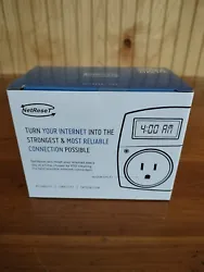 NetReset Digital Automatic Timer Outlet Router & Modem 24% faster Internet New.  Please check out all of the pictures...