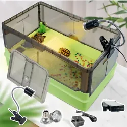 This XL Integrated no-Installation Turtle Tank kit is a perfect set up for your pet turtle. The kit includes a filter,...