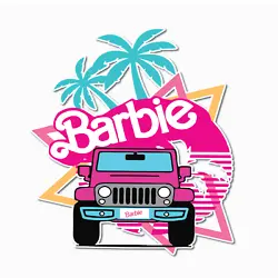 Barbie Vinyl Decal Sticker Laptop, Car. Before you apply your decal make sure you test align the decal to the desired...