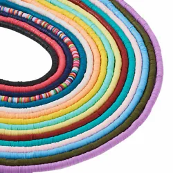 Clay Beads. The colorful crafting beads are perfect for necklace making, bracelet making and many DIY craft projects....