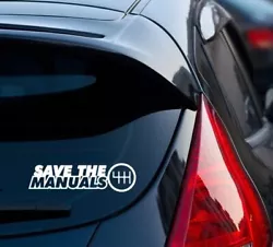 Save the Manuals Vinyl Decal Sticker. High Quality Oracle 651 Vinyl. Stickers have no background; any open space will...