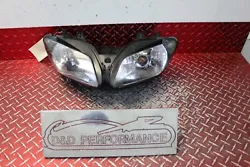 02-03 YAMAHA R1 OEM HEAD LIGHT HEADLIGHT. REMOVED FROM A RUNNING YAMAHA R1. WE HAVE OTHER PARTS FOR THIS YEAR ALSO!THIS...