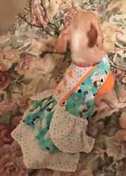 This dress is as much fun to wear as it is to look at. This cute and adorable dress features the puppies friends Easter...