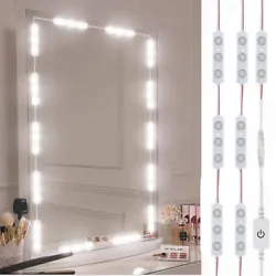 Condition is New. Note: Mirror Not Included. Help you to get a more exquisite makeup. • 【Multifunction】Long LED...