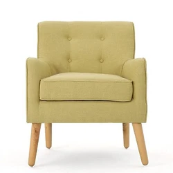 •Material: Fabric •Fabric Composition: 100% Polyester •Leg Material: Rubberwood •Multiple Color Options •Leg...