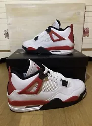 Nike jordan 4 red cement all sizes sneakers.
