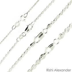 These Chains are Italian Factory made from Genuine. 925 Sterling Silver, Stamped Italy 925. 030 or 1.5mm -Weve Been...