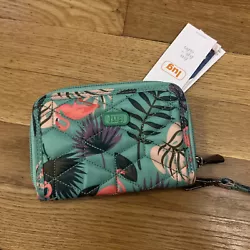 🐷 Welcome to Ape’s Closet 🐷NWT Lug Rodeo 2 RFID wallet wristlet in flamingo mint. Retails $40. Sold out online...
