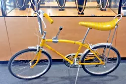 1973 Yellow Schwinn Fastback 5-Speed Bicycle Review all pictures. Bikes has scuffs scratches and minor dents. Signs of...