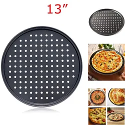 Preferred for Professionals : durable carbon steel Round hole design sure quality of use, Non-stick layer for easy food...