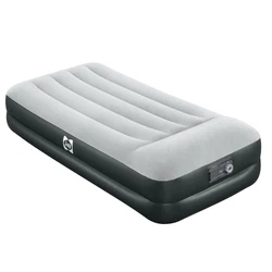 Provides ultimate comfort with the built-in inflatable pillow headrest. Type Inflatable Mattress. Built-in inflation...