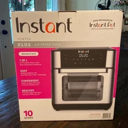 7-in-1 so you can air fry, roast, broil, bake, reheat, dehydrate, and rotisserie. Accessories include a non-stick drip...