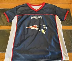 Youth Size New England Patriots Reversible NFL Flag Football Jersey in Large. Made of light, breathable 100% polyester...