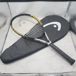 The racquet is in very good used condition. No cracks, scuffs, large chips, or anything like that. The bag looks great....