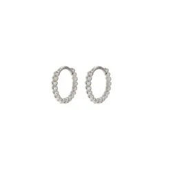 Wear them in second, third, fourth and beyond earring holes! These are very petite huggies. Earrings are 100%...