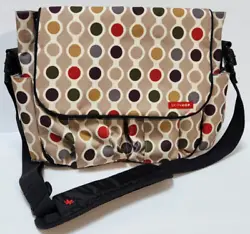 Diaper bag with changing pad.