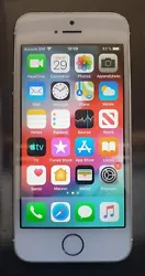 Apple iPhone 5S - 16Go - Désimlocké. Blanc. Sans compte iCloud.  Traces dutilisation sur le chassis (voir photos).