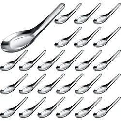 Wide Applications: you can apply the Asian soup spoons for formal occasions, such as dinner banquets, festivals,...