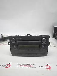 This Toyota Corolla 2009 2010 Factory MP3 CD Player OEM Radio 8612002B00 is the perfect addition to your car audio...