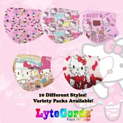 Hello Kitty 3 - Ply Disposable Face Masks! We have Hundreds of Design and Styles for Both Children AND Adults! STYLE 1...