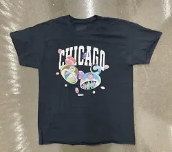 Takashi Murakami Complexcon Chicago Tee Black Size L. Check all pictures Nice Fade Overall still in good shape