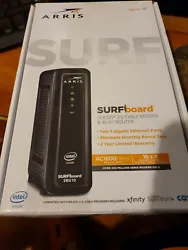Arris Surfboard Docsis 3.0 Cable Modem Plus AC1600 Dual Band Wi-Fi Router. Shipped with USPS Priority Mail.