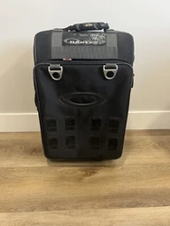 OAKLEY AP Tactical Style Rolling Suitcase - Black Pretty clean case but it has some dirt and minor scuffs/dust, as well...