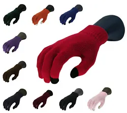 Look great and feel warm in our soft knit winter gloves. Size: magic stretch one size fits all. Care instructions: hand...