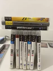 Lot de 10 jeux PS3.