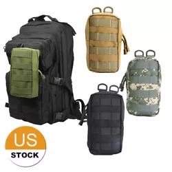 Item Type:Tactical Molle Pouch. 2、These tactical molle pouches are specially made for functionality and convenience....