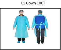 - Inner 14 boxes of 10pcs DISPOSABLE LG1 GOWN 10CT