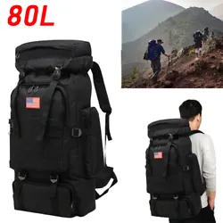 Capacity: 80L. Camping & Hiking. Molle: Adjustable with Hook Loop to attach accessories. Electric Pulse Massager Muscle...