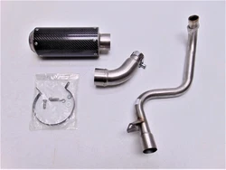 Hotbodies Racing MGP Growler Full System Exhaust Low Mount Carbon Fiber Muffler.