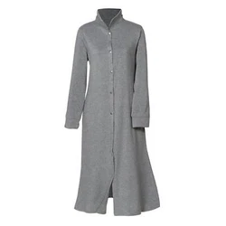 The long sleeves and long length will keep you warm and cozy all winter long. Youll love the thoughtful side pockets...