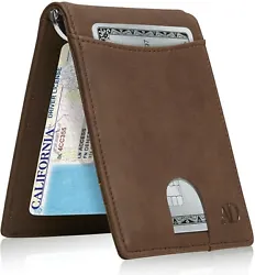 Yet, it is very convenient features. It has a credit card slot on the outside front part of the wallet, 2 credit card...