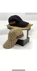Brown, White and Black Cap Gucci. One size for both men and women. Best Seller LiamLuka