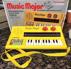 Vintage (1980s) VTech Music Major Electronic Piano Keyboard with Box (no mic)