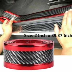 High-quality material protective layer, anti-scratch, protect the trunk door sill from scratches. Material: Rubber...
